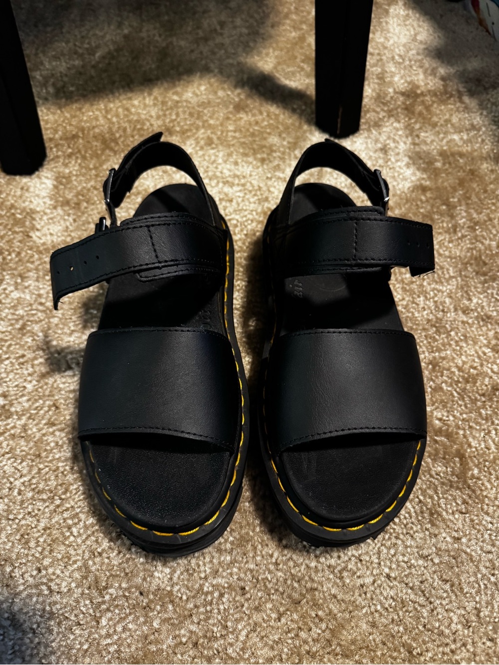 Dr. Martens Black Sandals